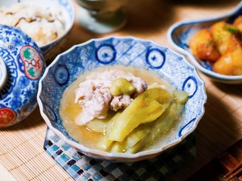 さっぱり!✨なすと豚肉の梅あんかけ【和食・主菜】